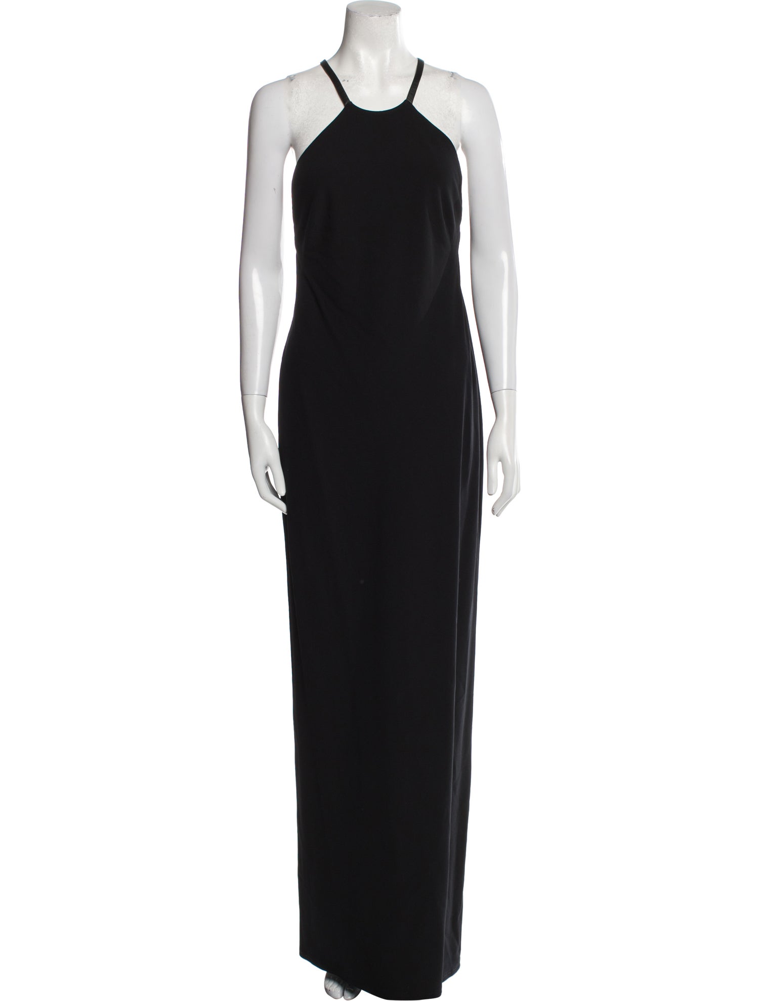 Ralph Lauren Halterneck Long Dress - Black Dresses, Clothing ...
