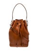 Ralph Lauren Solid Leather Bucket Bag