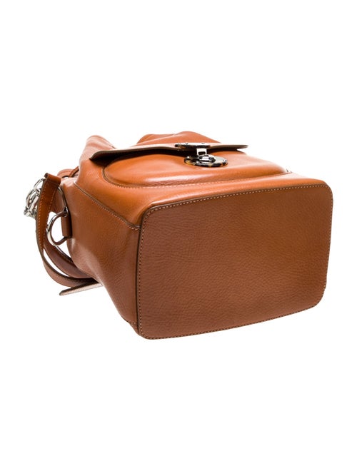 Ralph Lauren Solid Leather Bucket Bag