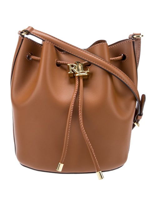 Lauren Ralph Lauren Leather Bucket Bag