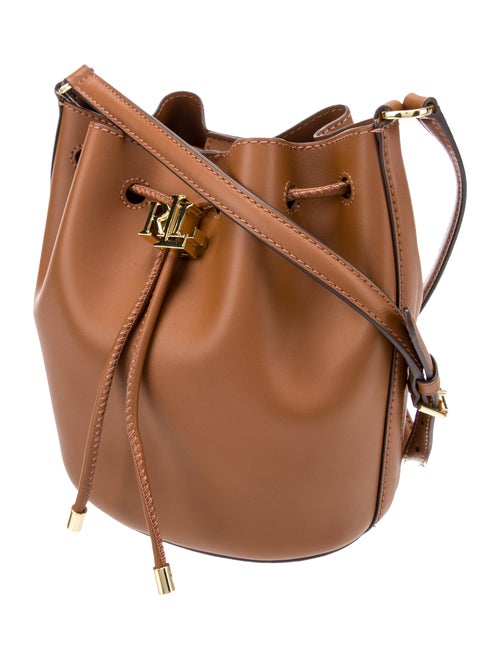 Lauren Ralph Lauren Leather Bucket Bag