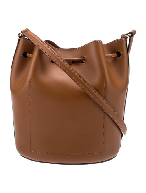 Lauren Ralph Lauren Leather Bucket Bag