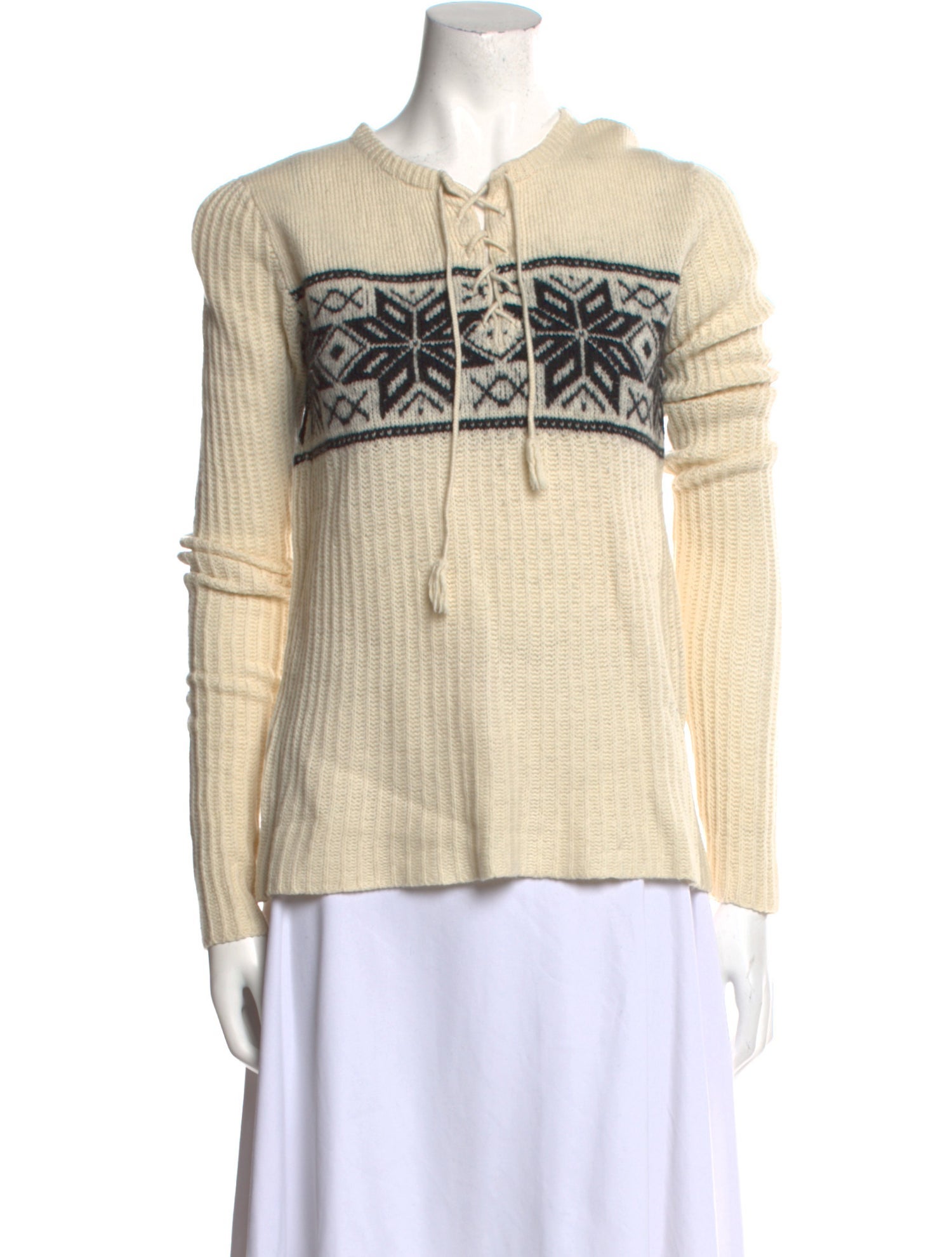 Ralph Lauren Lambswool Printed Sweater