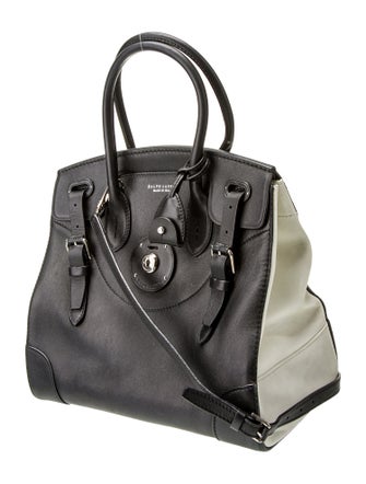 Ralph Lauren Leather Top Handle Bag