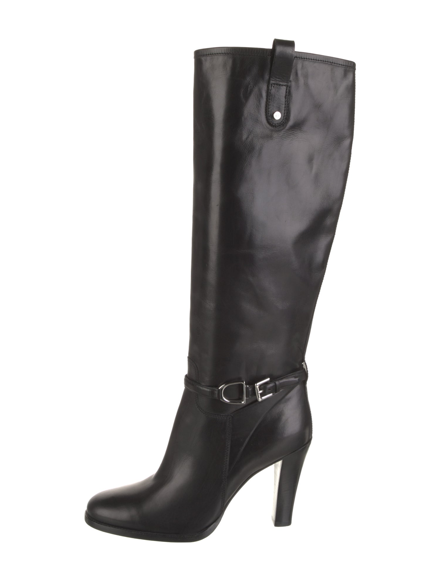 ralph lauren leather riding boots