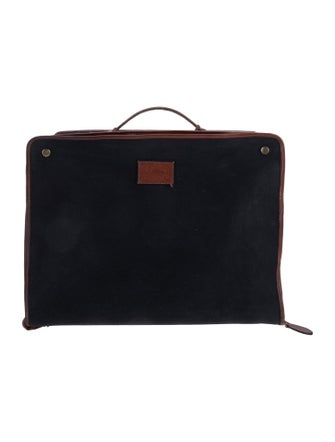 Ralph Lauren Leather Trim Canvas Trunks