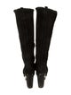 Ralph Lauren Suede Fur Trim Boots