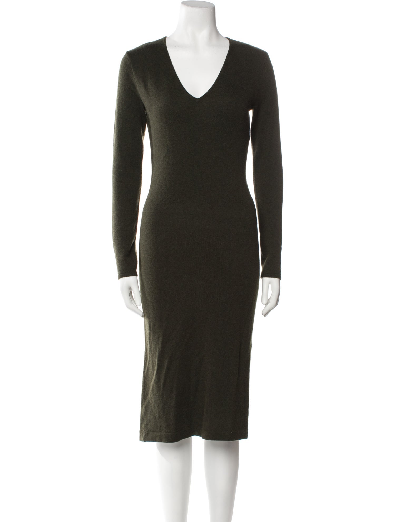 Ralph Lauren V-Neck Midi Length Dress