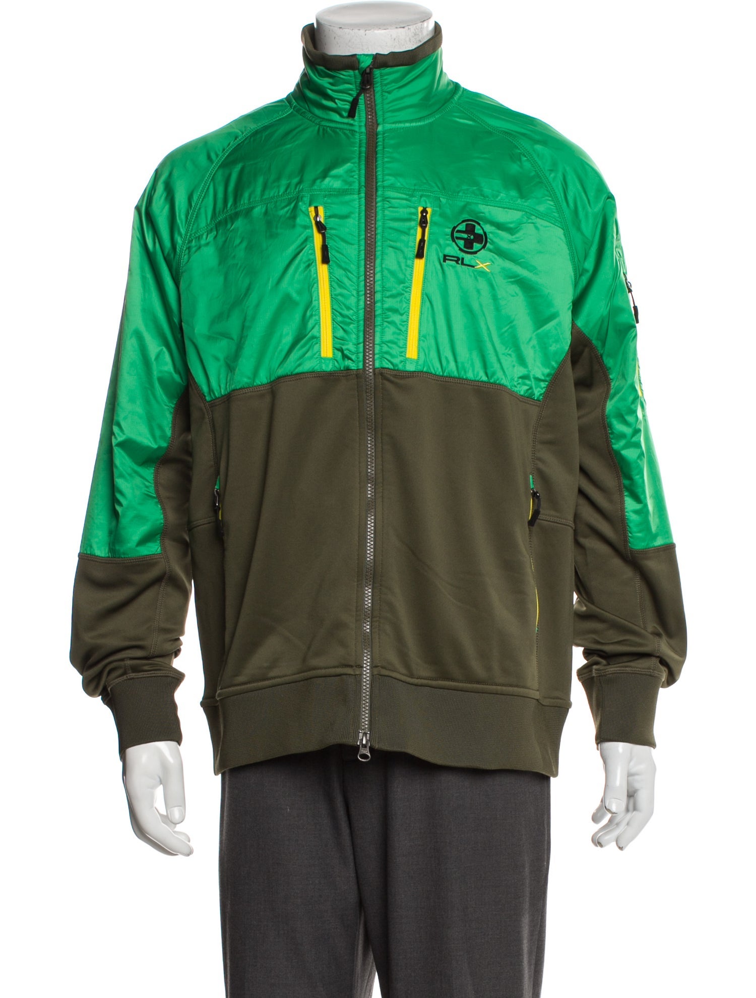 Ralph Lauren Colorblock Pattern Windbreaker