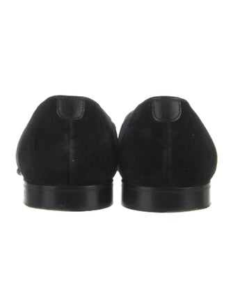 Ralph Lauren Suede Graphic Print Loafers