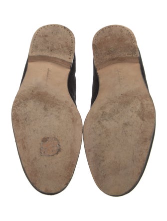 Ralph Lauren Suede Graphic Print Loafers