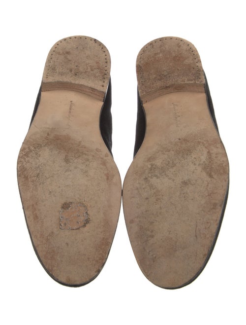 Ralph Lauren Suede Graphic Print Loafers