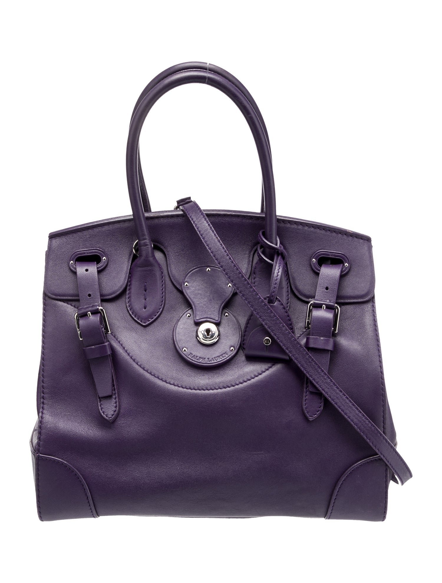 Ralph Lauren Leather Top Handle Bag