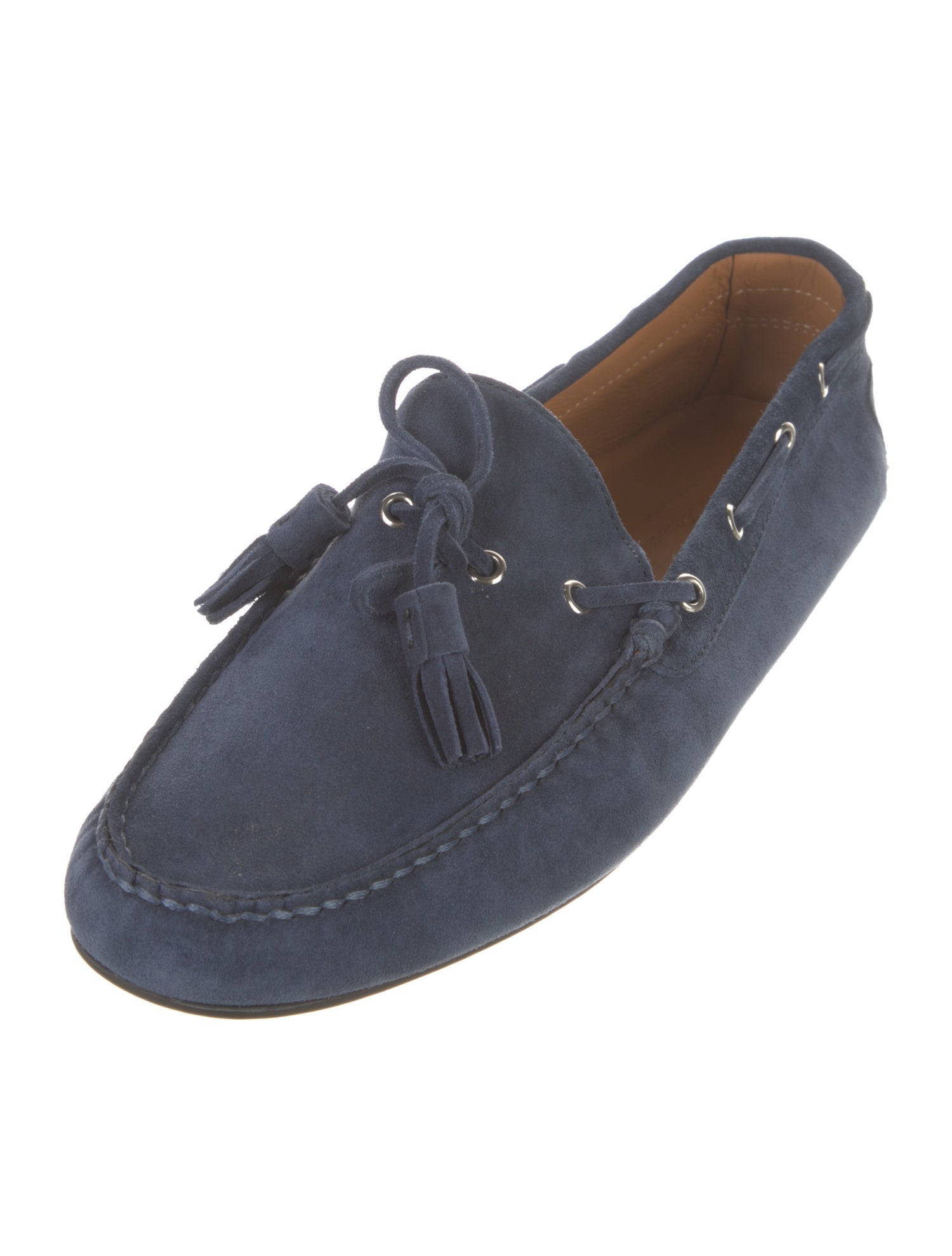 Ralph Lauren Suede Tassel Accents Loafers