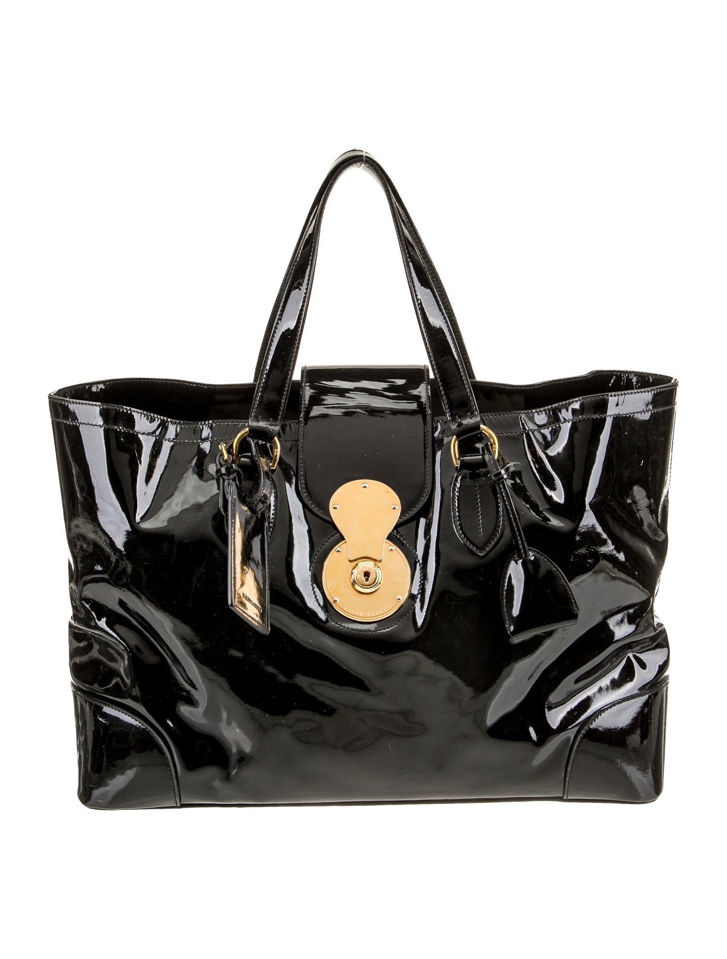 Ralph Lauren Patent Leather Tote