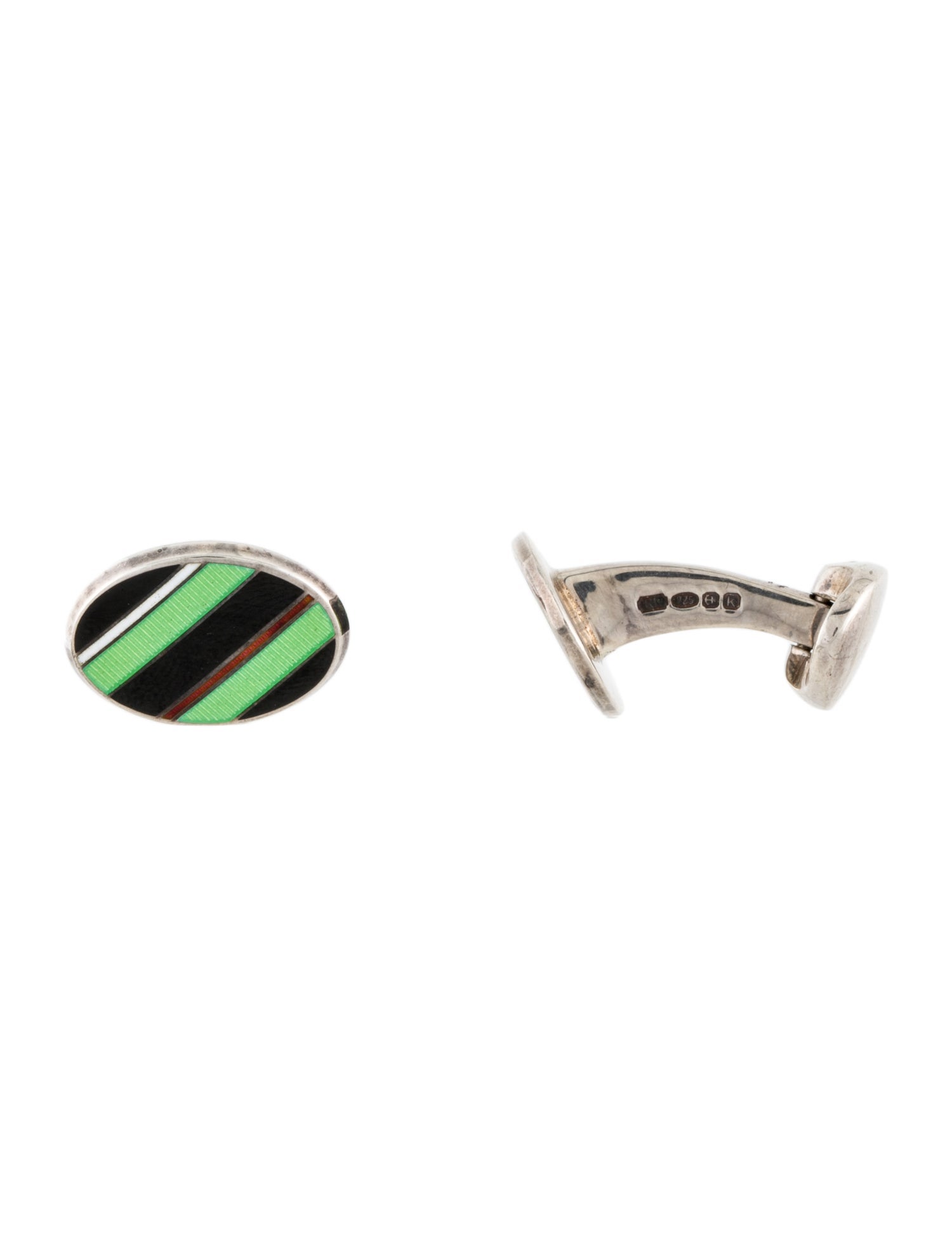 Ralph Lauren Enamel Oval Cufflinks
