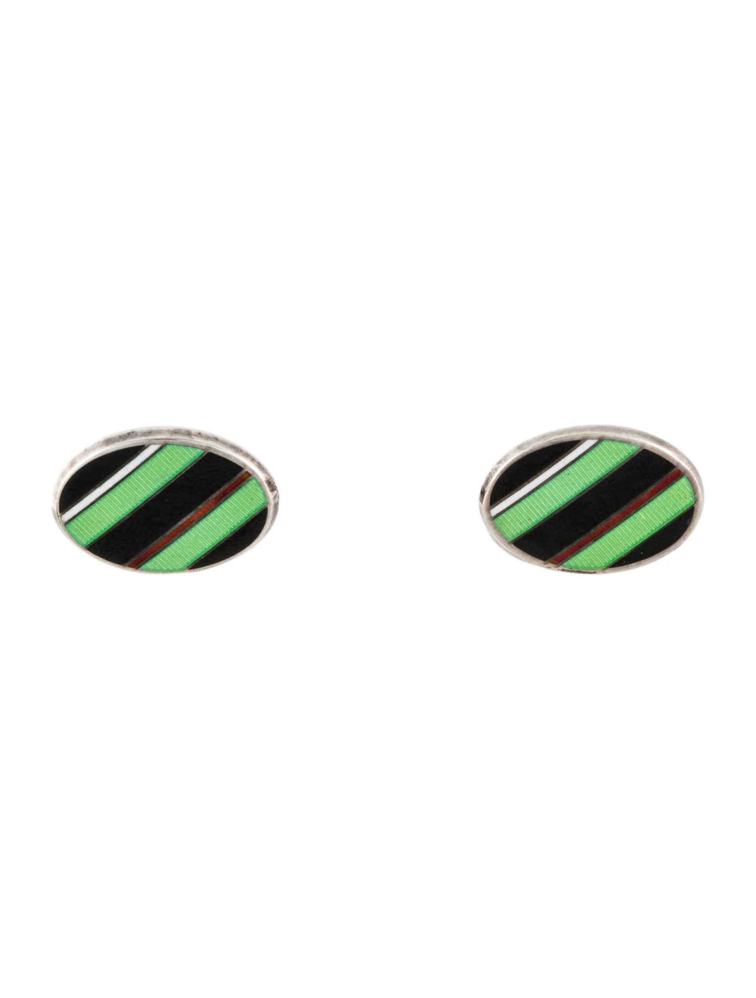 Ralph Lauren Enamel Oval Cufflinks