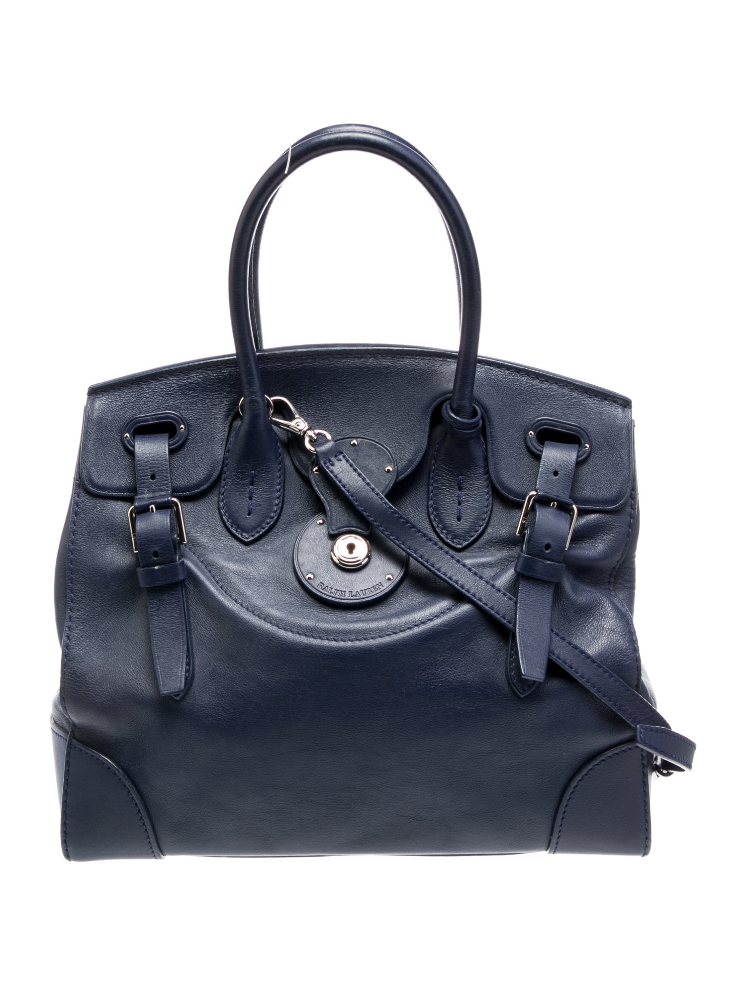 Ralph Lauren Leather Top Handle Bag