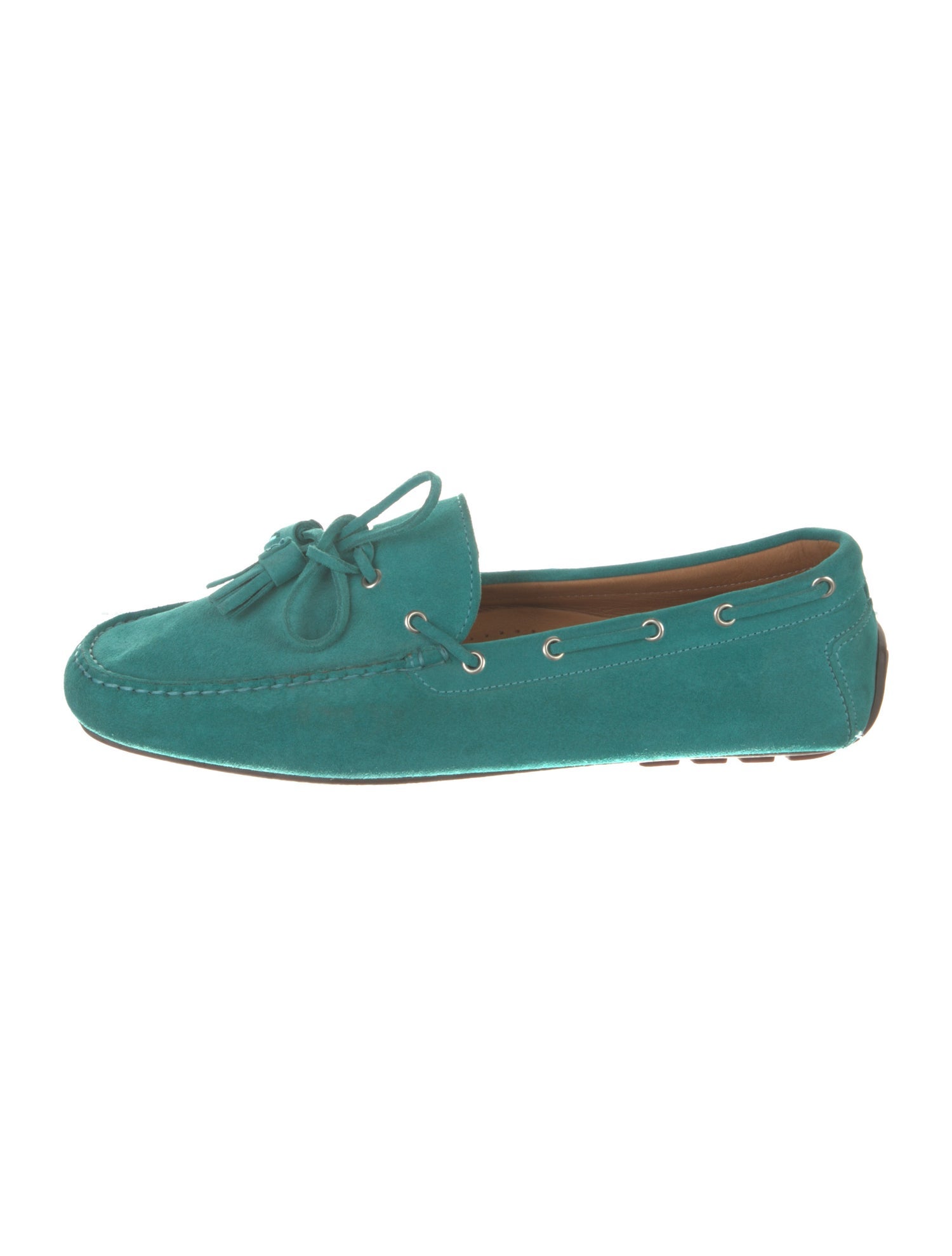 Ralph Lauren Suede Tassel Accents Loafers