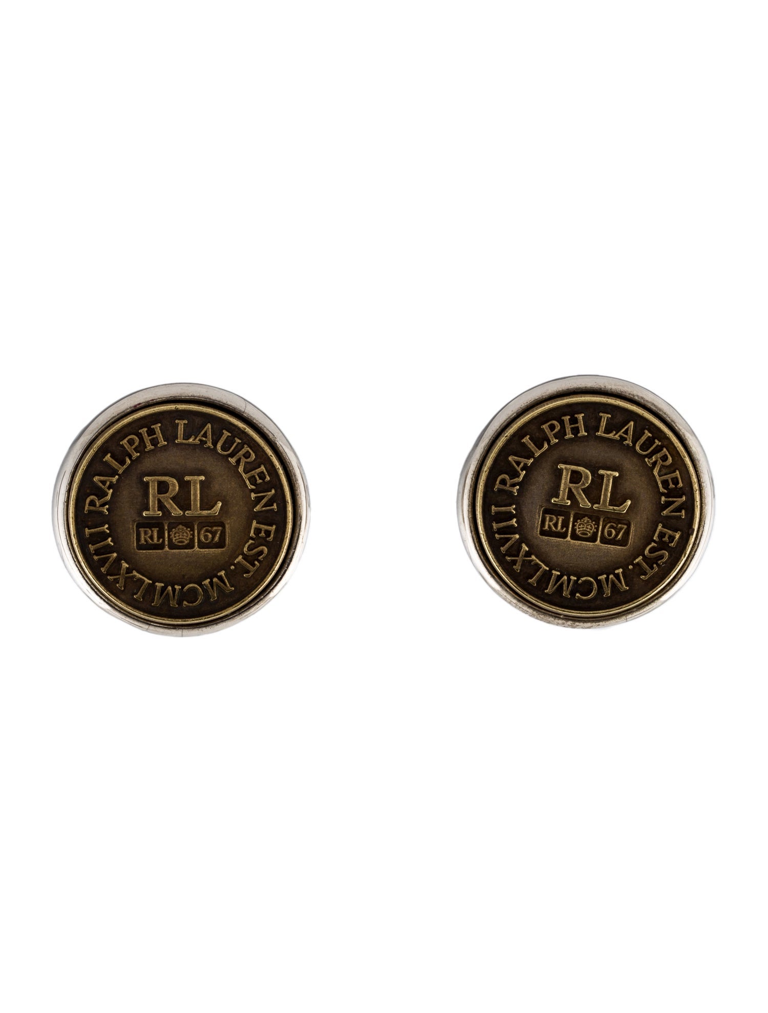 Ralph Lauren Coin Clip-On Earring