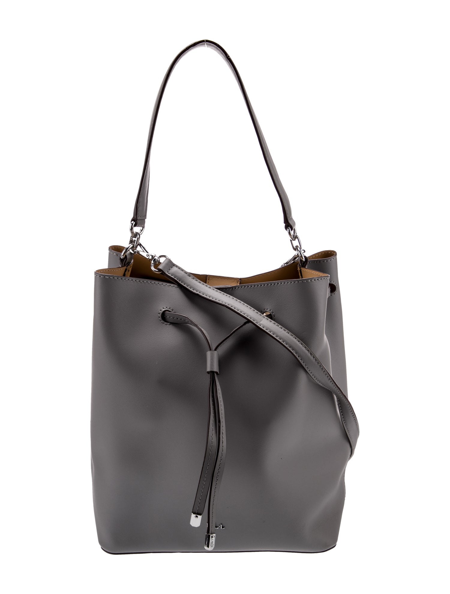 Lauren Ralph Lauren Leather Bucket Bag