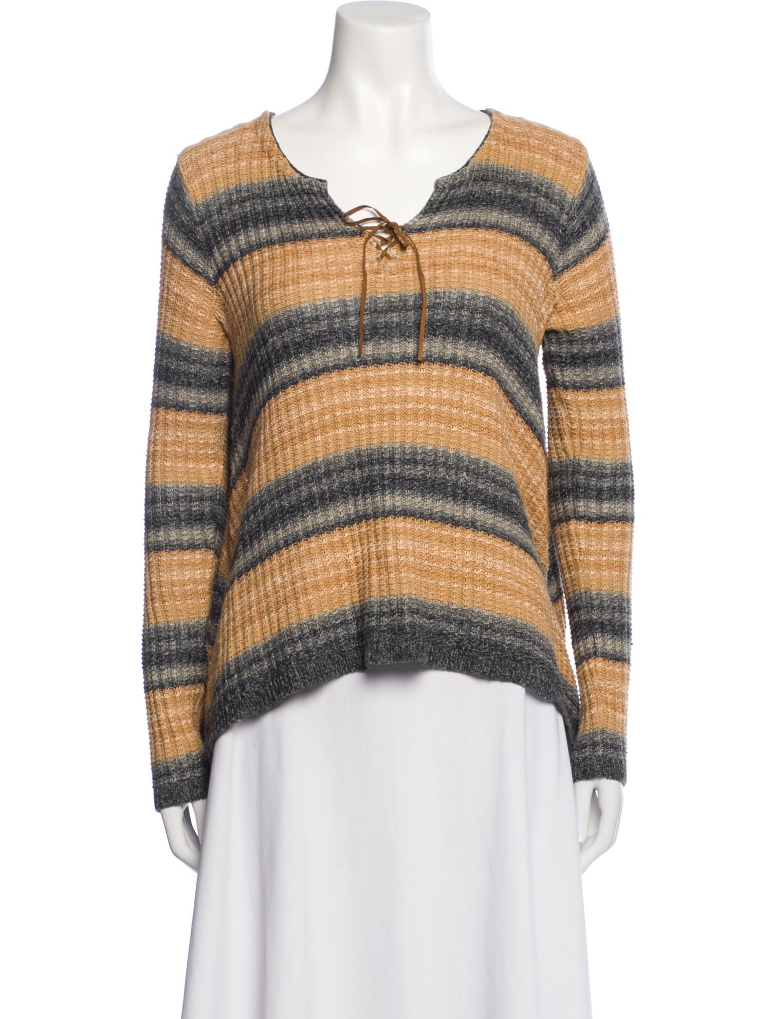 Ralph Lauren Linen Striped Sweater