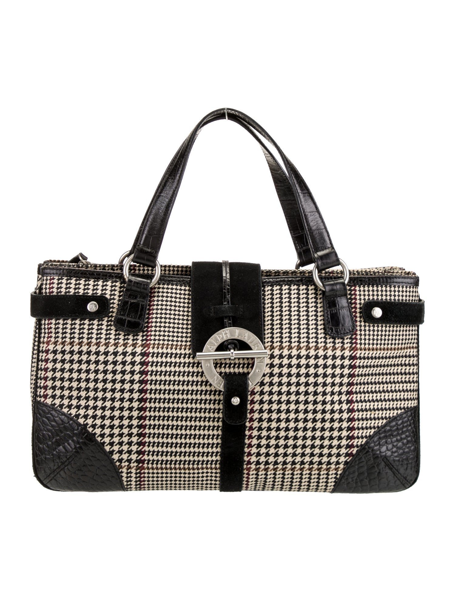 Ralph Lauren Rattan Top Handle Bag