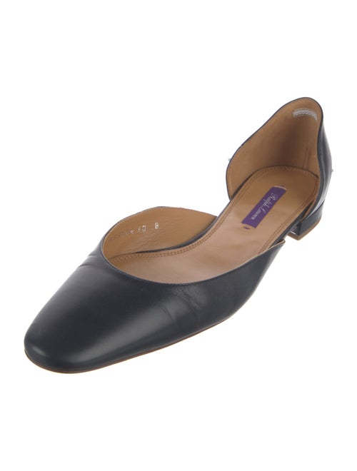 Ralph Lauren Leather D'Orsay Flats