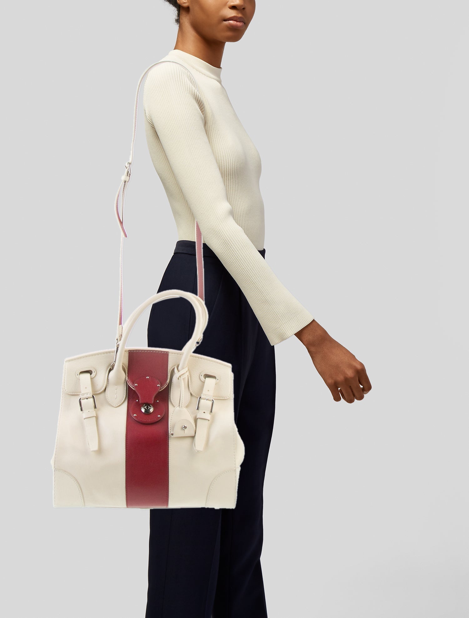 Ralph Lauren Leather Bucket Bag