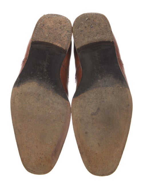 Ralph Lauren Leather Lasercut Accents Oxfords