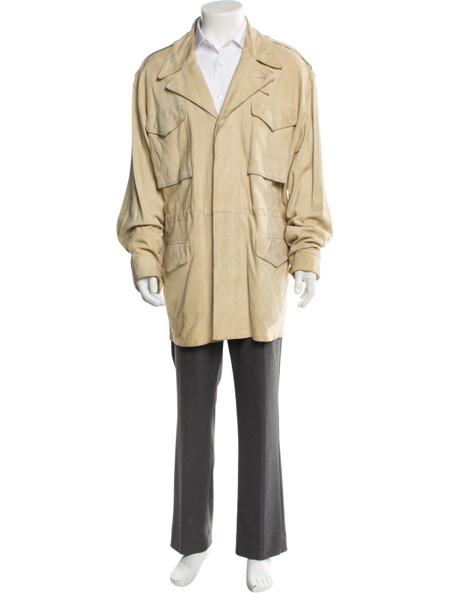 Ralph Lauren Leather Overcoat