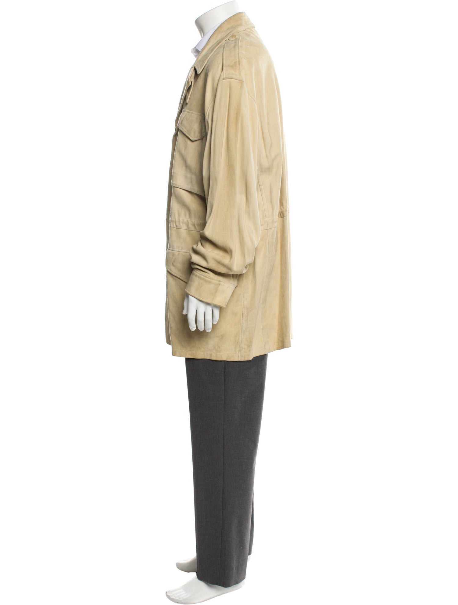 Ralph Lauren Leather Overcoat