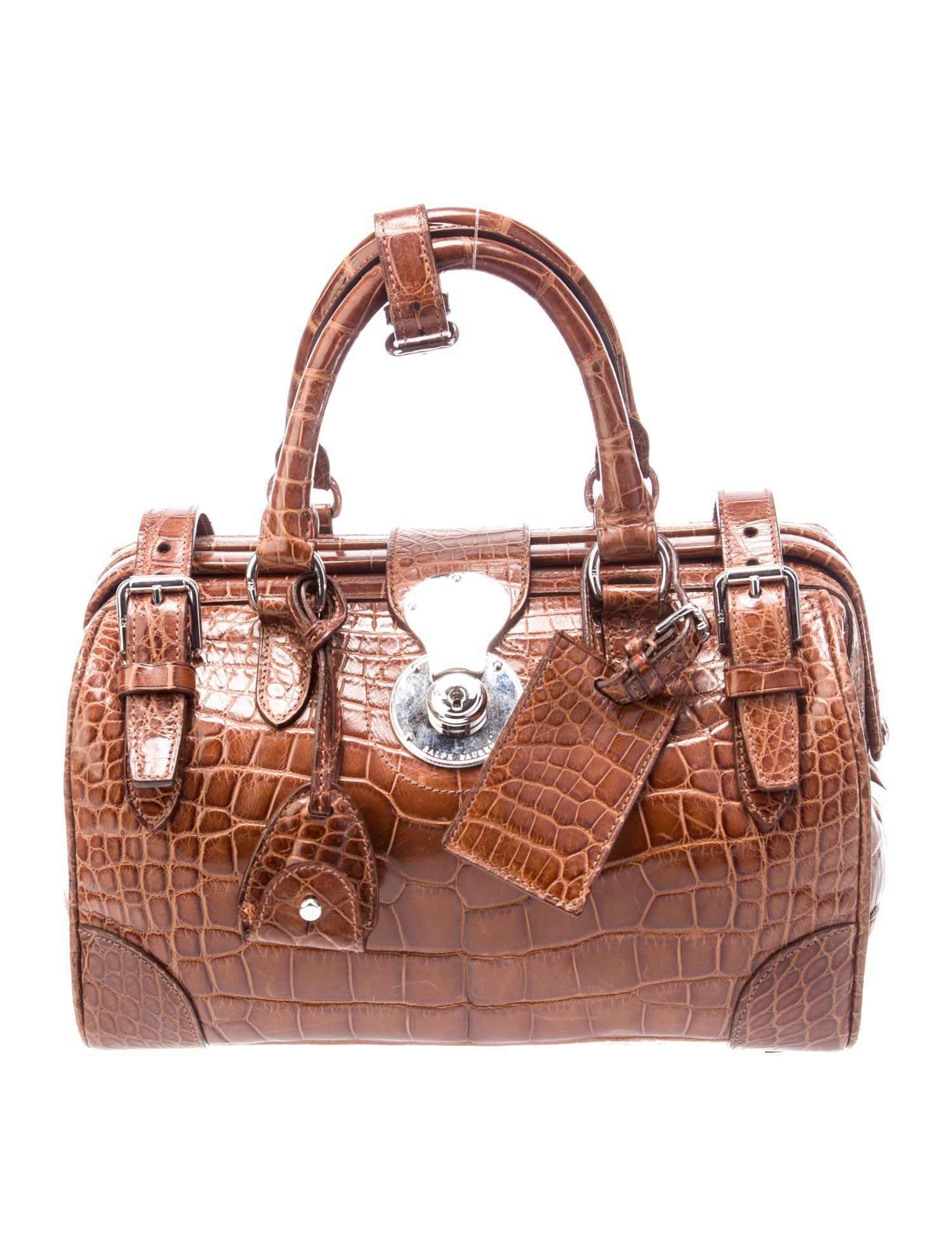 Ralph Lauren Alligator Top Handle Bag