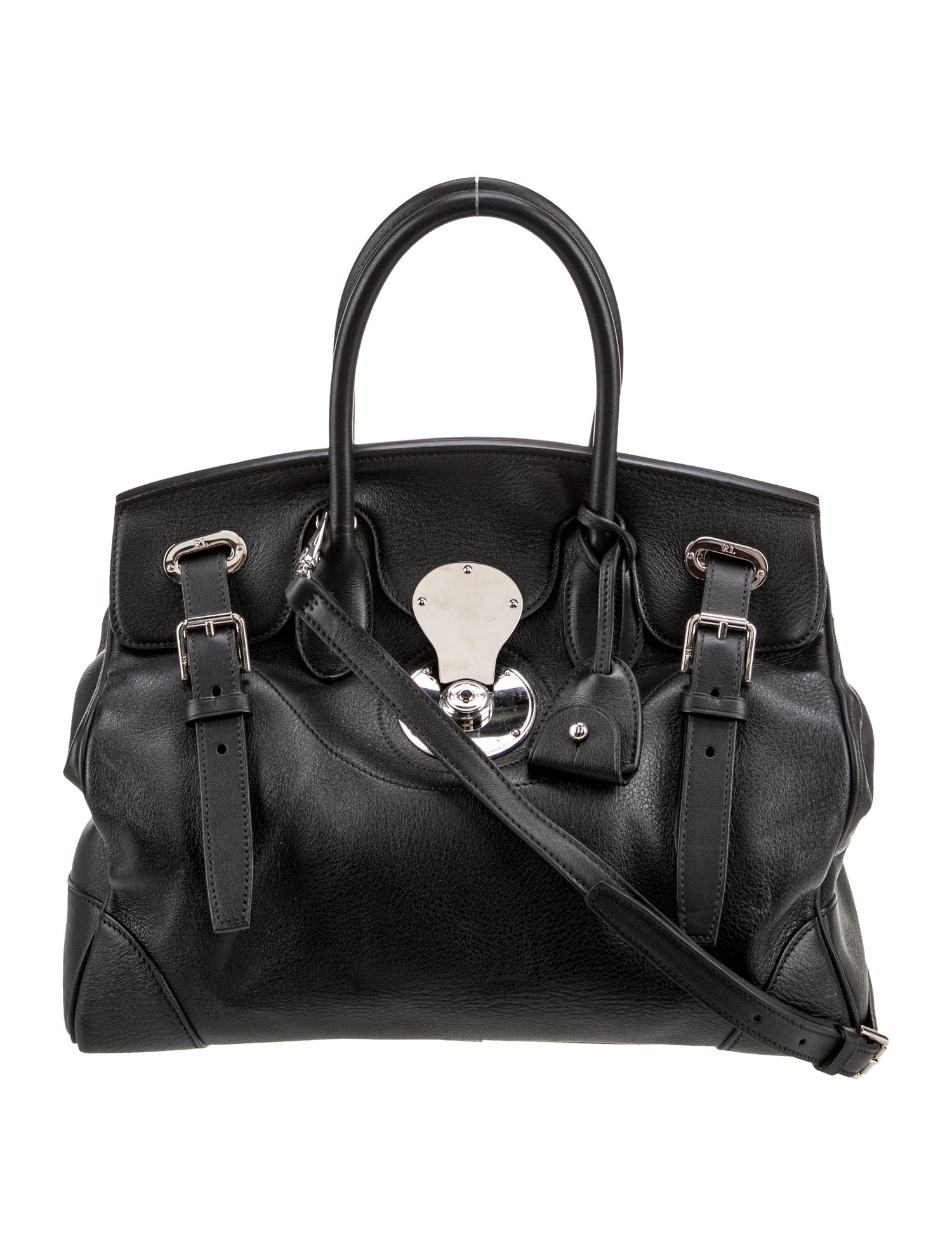 Ralph Lauren Leather Top Handle Bag