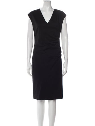 Ralph Lauren Wool Midi Length Dress