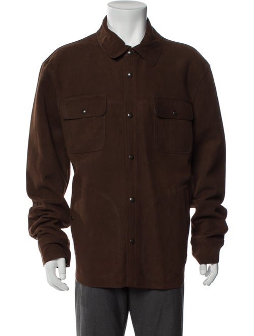 Ralph Lauren Lamb Leather Utility Jacket