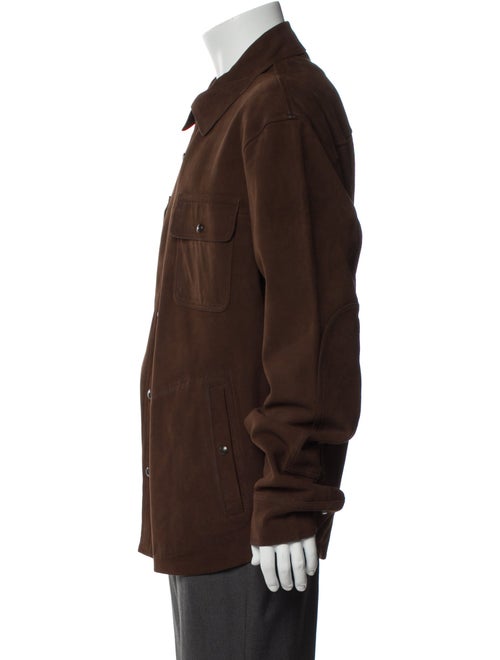 Ralph Lauren Lamb Leather Utility Jacket