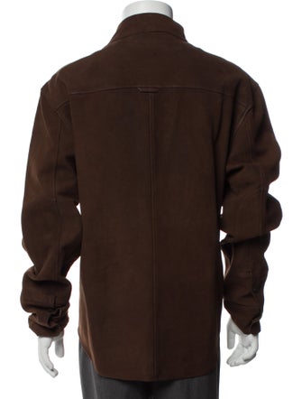 Ralph Lauren Lamb Leather Utility Jacket