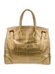 Ralph Lauren Alligator Top Handle Bag