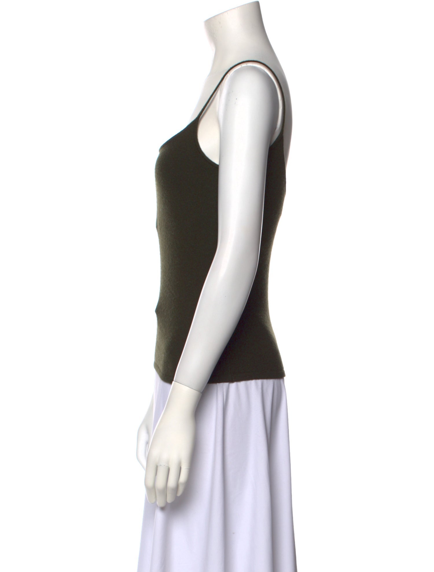 Ralph Lauren Cashmere Square Neckline Sweater