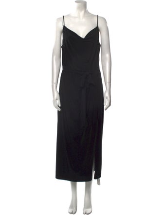 Ralph Lauren Cowl Neck Midi Length Dress
