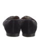 Ralph Lauren Velvet Embroidered Accent Loafers