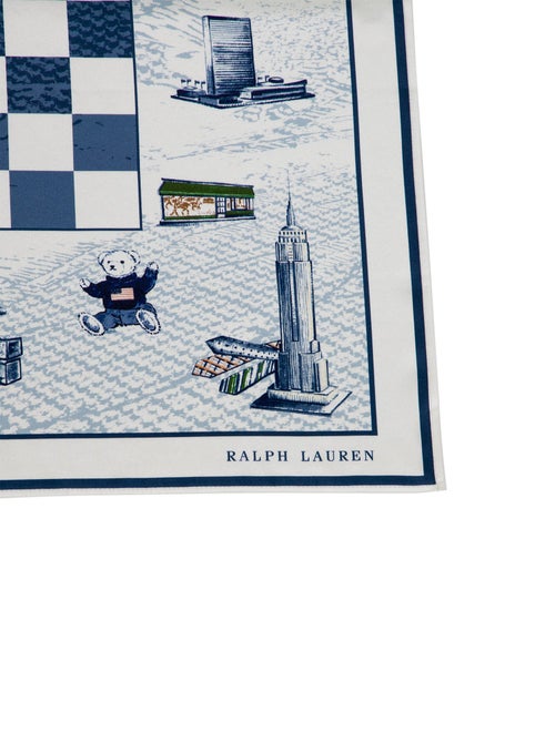 Ralph Lauren Patterned Silk Luxury Soft Checkers Game Set