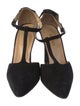 Ralph Lauren Suede T-Strap Pumps