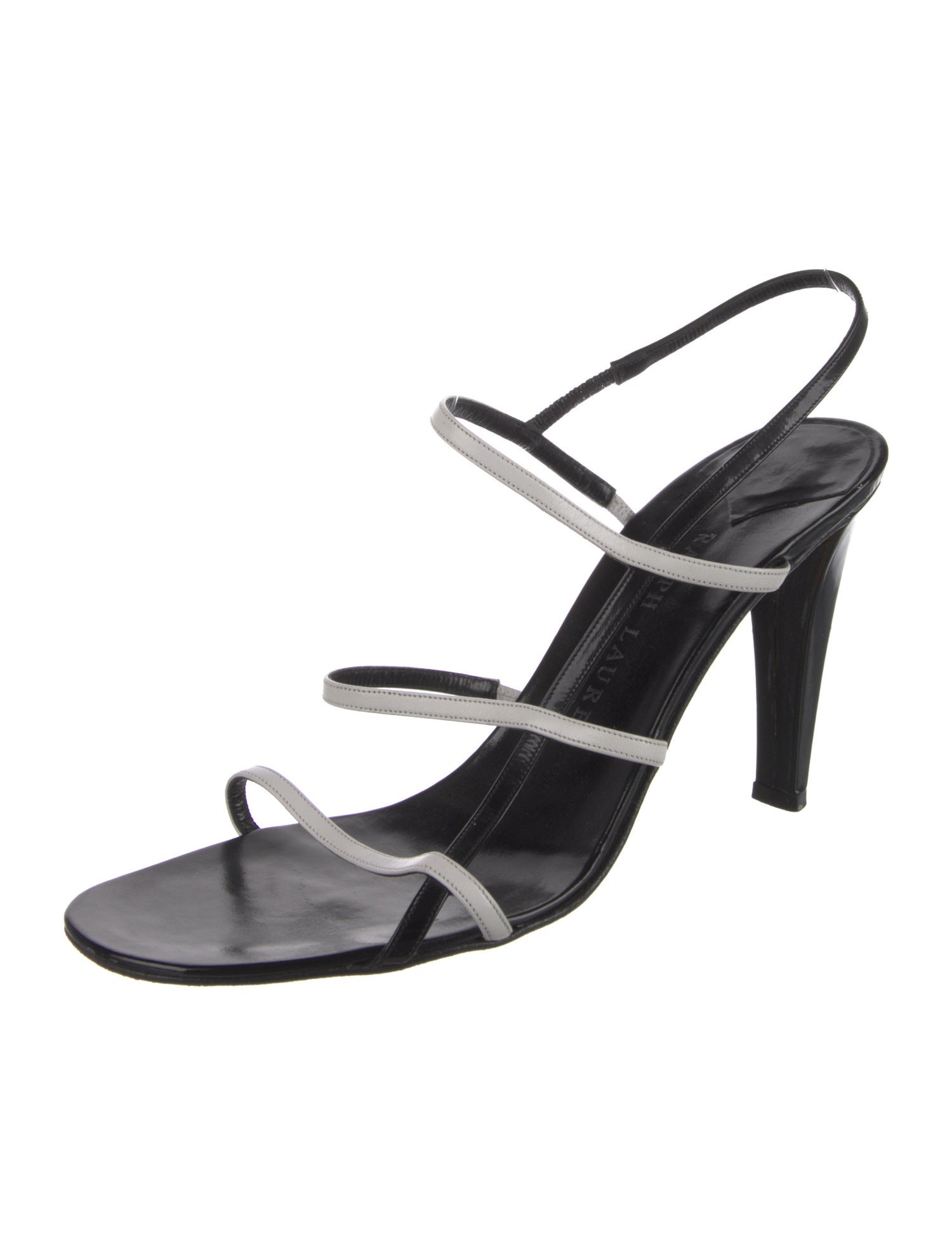 Ralph Lauren Patent Leather Slingback Sandals