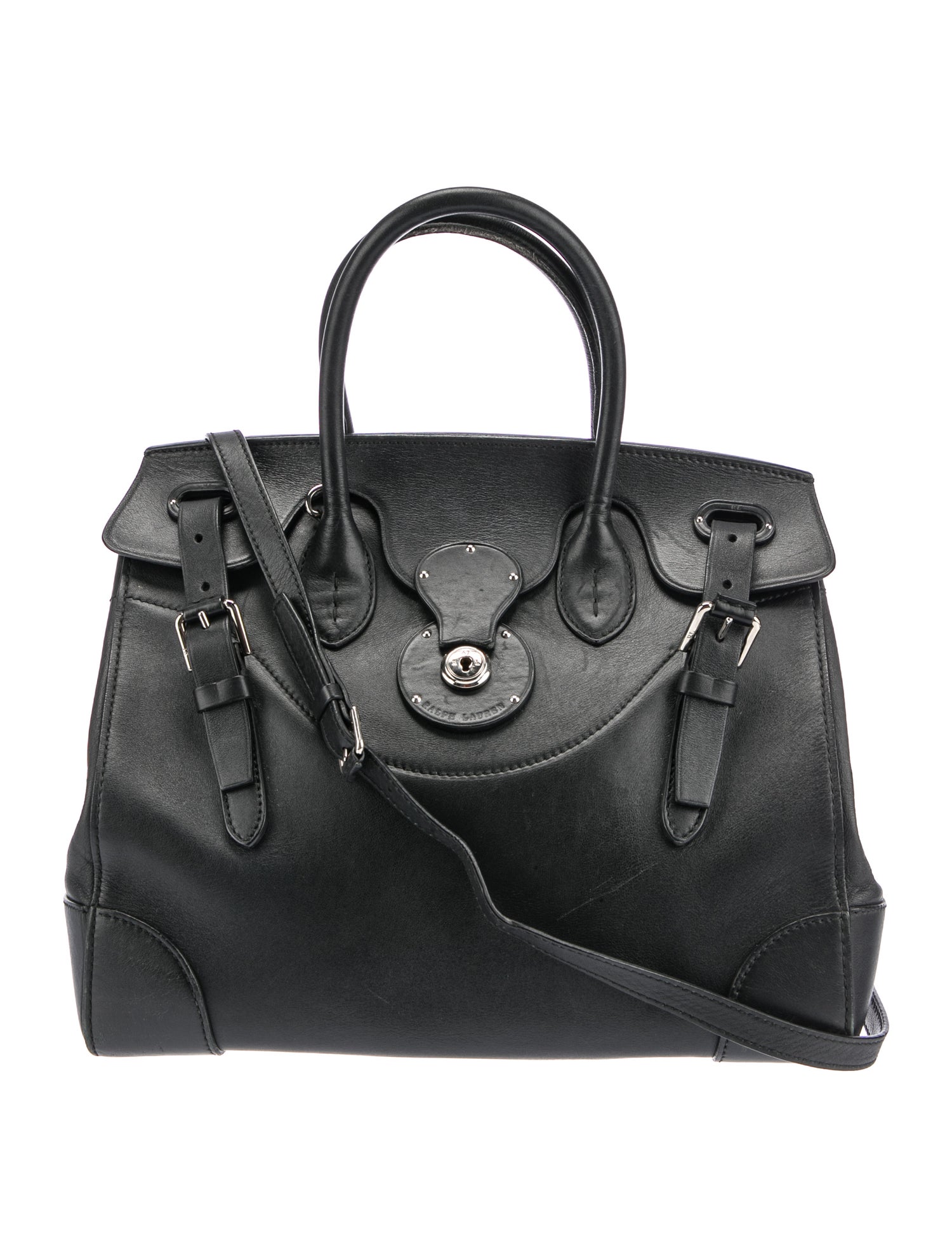 Ralph Lauren Leather Top Handle Bag