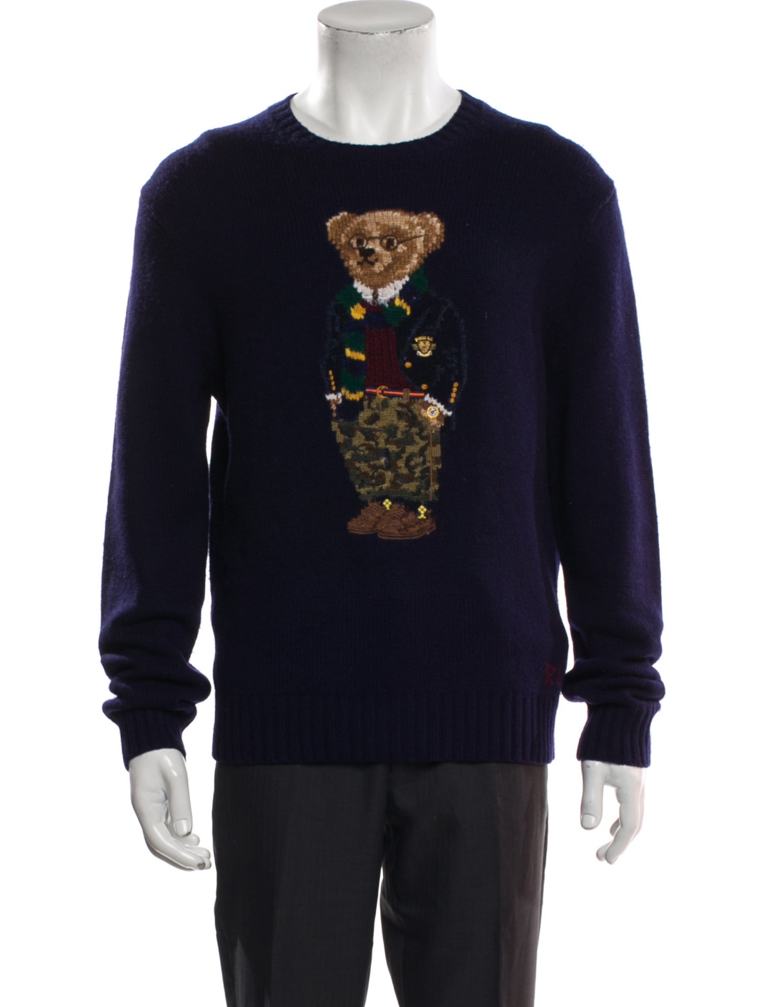 Ralph Lauren Wool Graphic Print Pullover