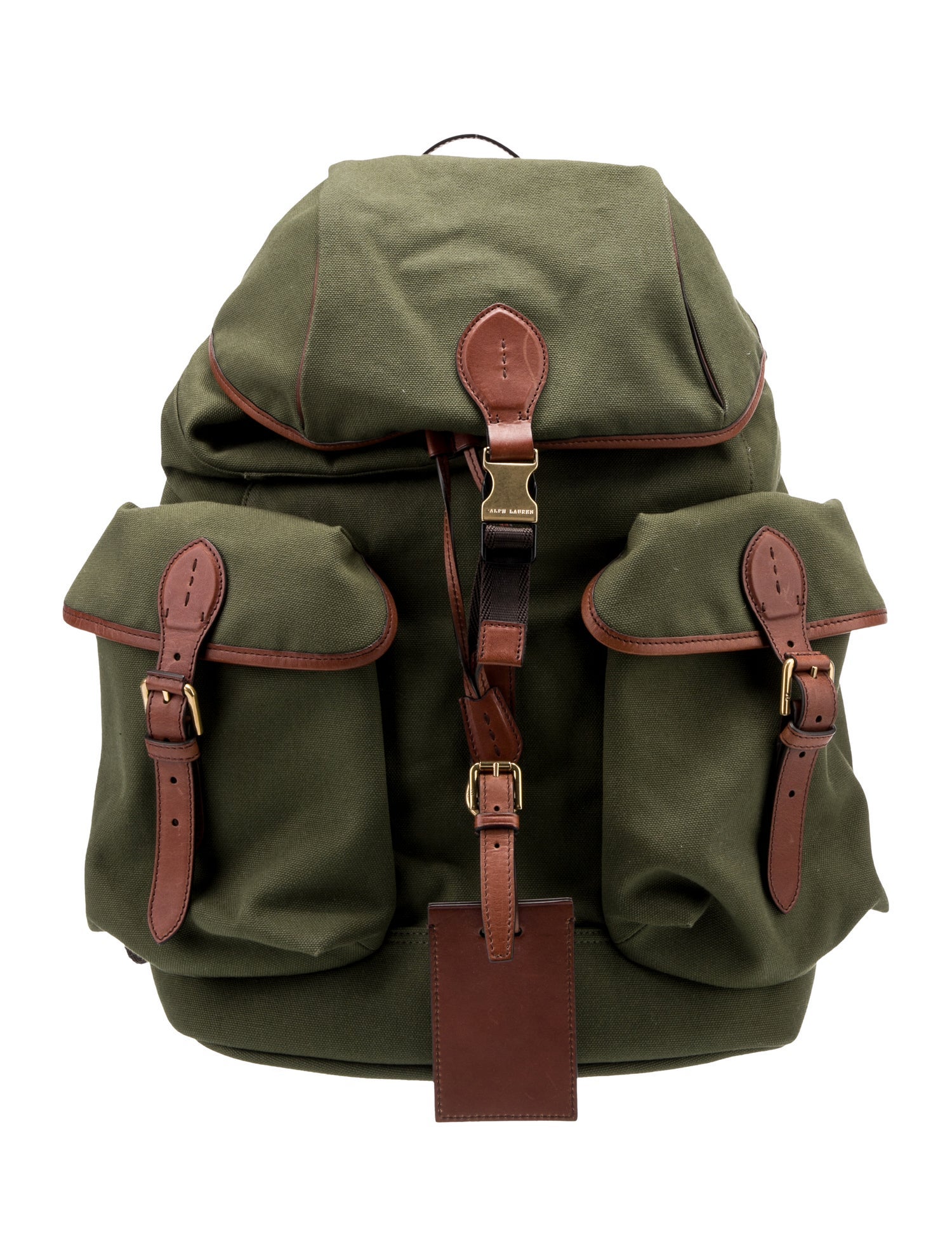 Ralph Lauren Purple Label Canvas Backpack