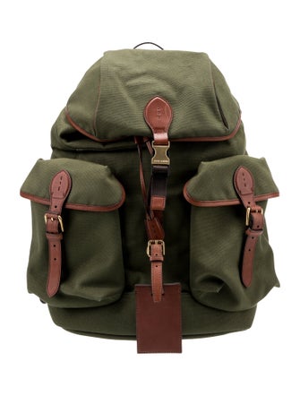 Ralph Lauren Purple Label Canvas Backpack