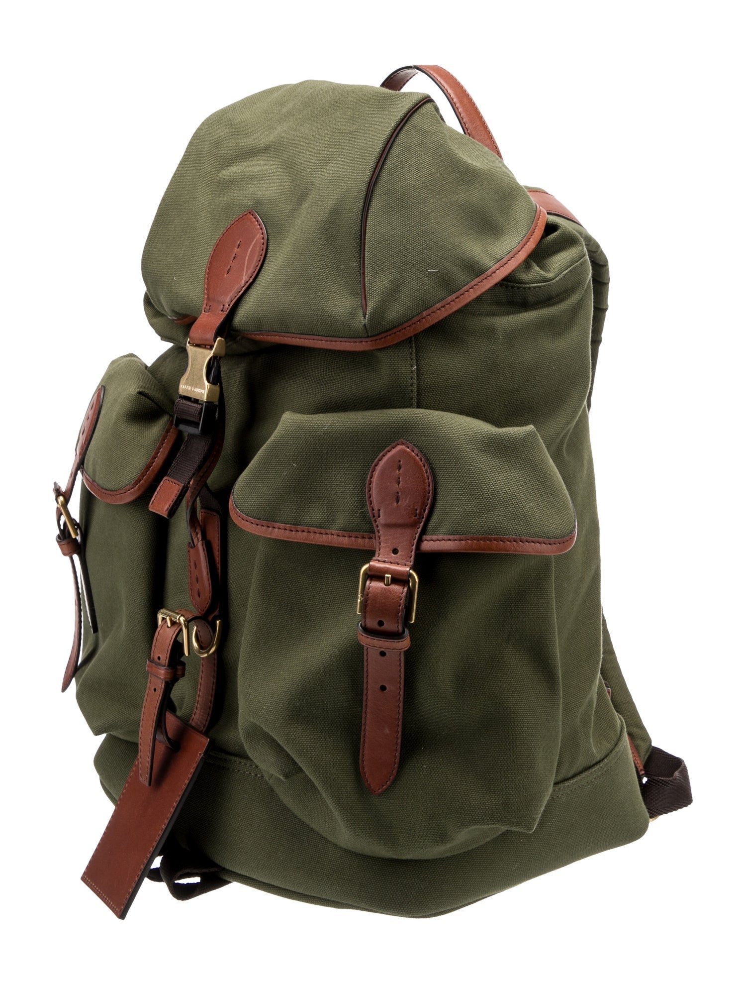 Ralph Lauren Purple Label Canvas Backpack